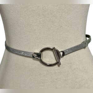 Express Silver O-Ring Belt